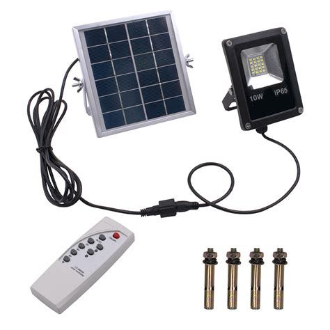 Projecteurs solaires d'extérieur à LED avec télécommande 10 W .
